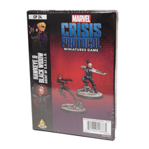 MARVEL: CRISIS PROTOCOL MINIATURES GAME - HAWKEYE & BLACK WIDOW  CHARACTER PACK