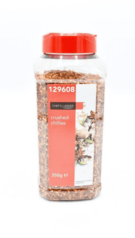 350g Crushed Chillies- Bulk Food Ration Storage