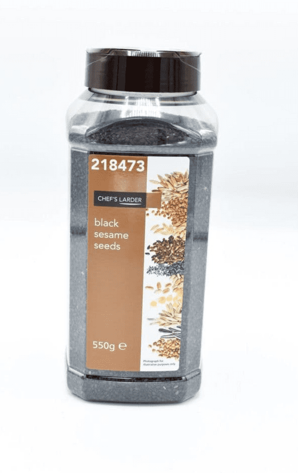 550g Black Sesame Seeds- Bulk Food Ration Storage