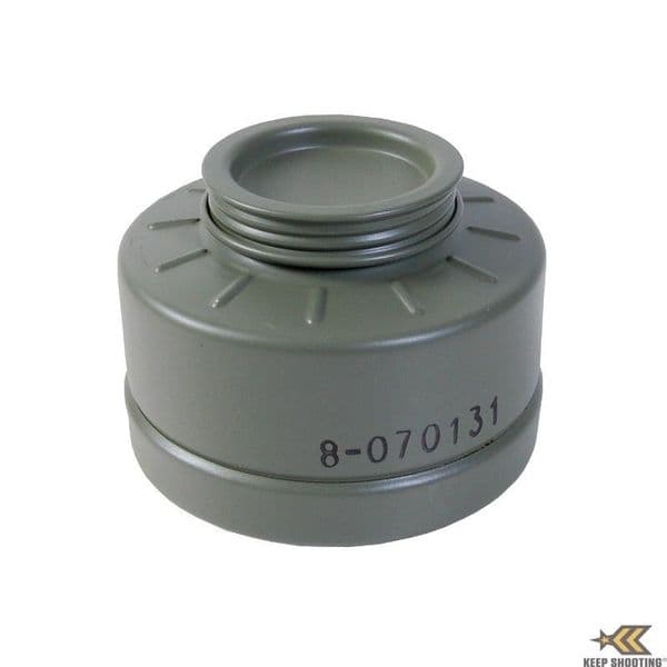 60MM Spare GAS MASK Filter - NBC Supplies - Military Surplus