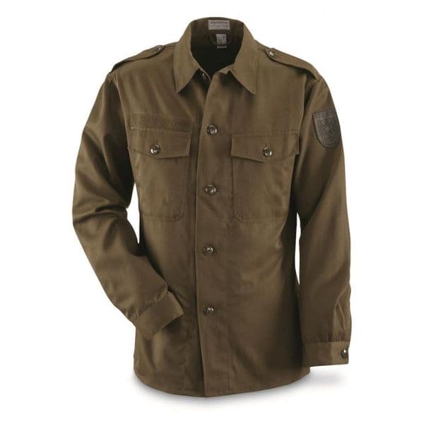 Austrian Military Heavyweight Olive Green Shirt: Army Clothes
