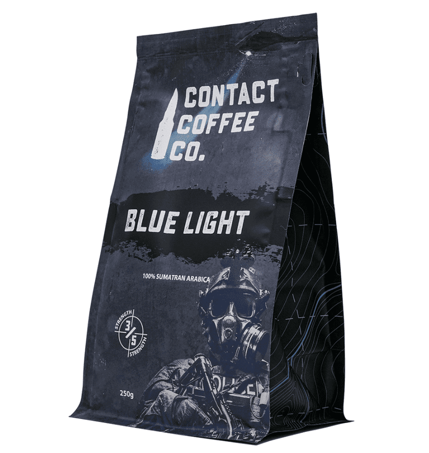 Contact Coffee Co Blue Light Ground Coffee Pouch - 250g