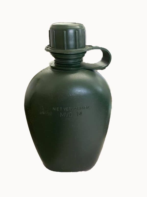 Dutch Military 1L Water Bottle - Olive - Survival & Outdoors