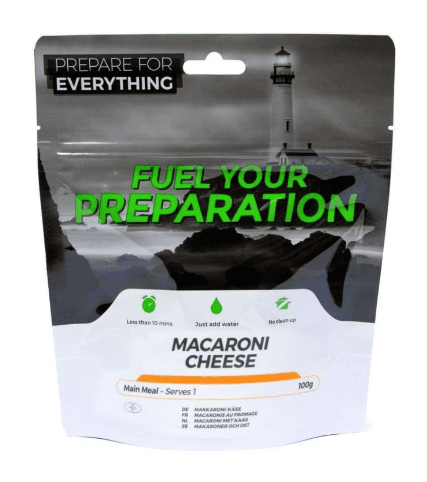 Fuel Your Preparation Freeze Dried Food Ration Meal Pouch - Macaroni Cheese