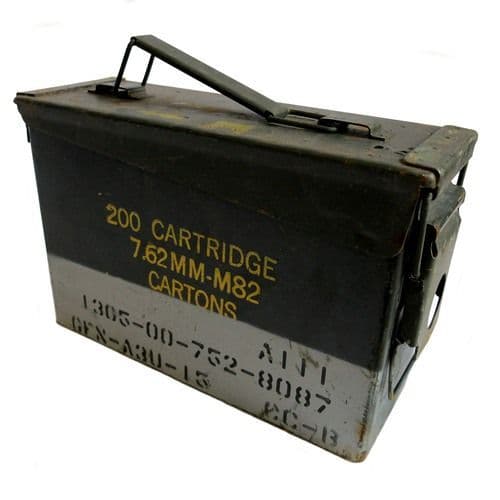 Genuine Ex Military 30 cal Ammunition Storage Box