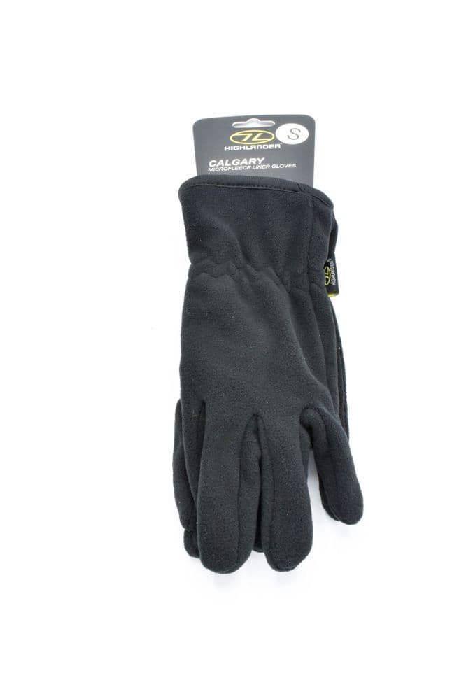 Highlander Calgary Microfleece Liner Gloves - Small