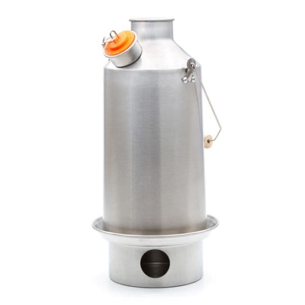 Kelly Kettle Large Base Camp Stainless Steel 1.5L - Survival