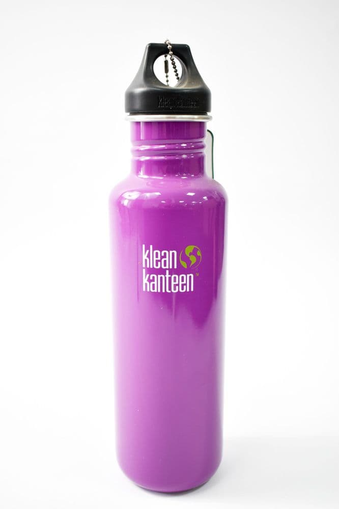 Klean Kanteen Classic Bottle With Loop Cap 800ml - Prevention Purple