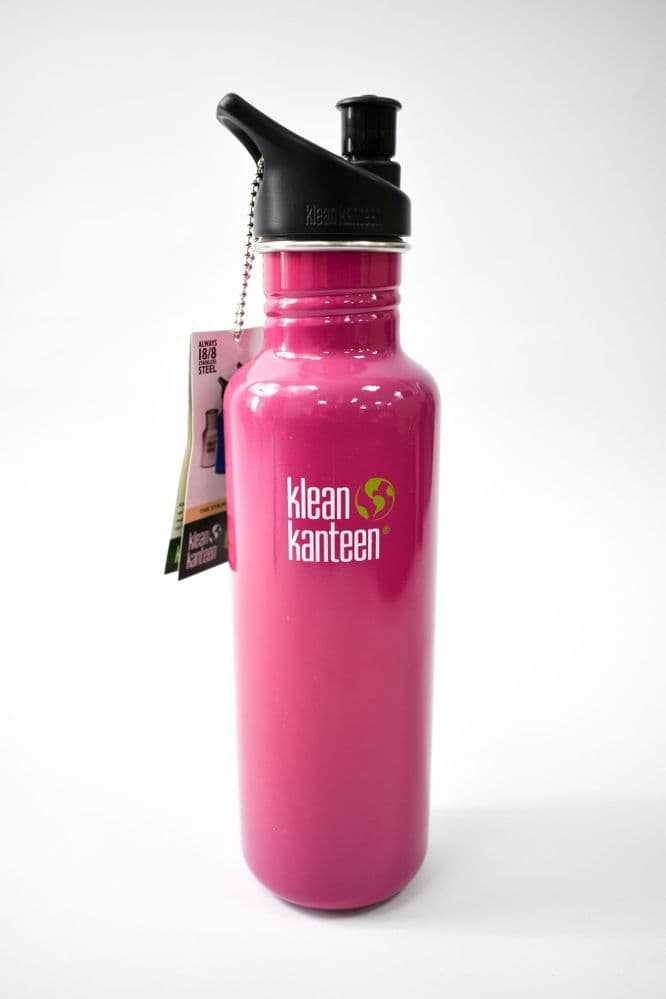 Klean Kanteen Classic Bottle With Sports Cap 2.0 800ml - Active Pink