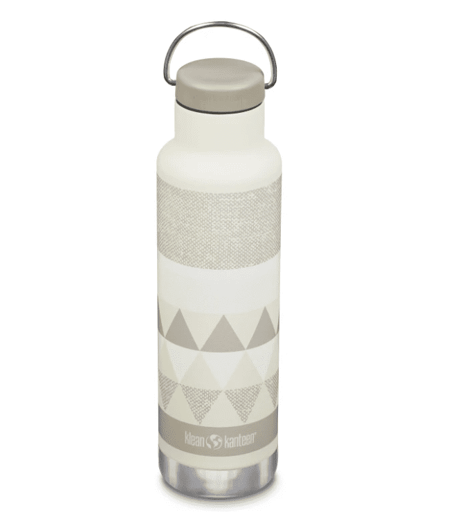 Klean Kanteen Insulated Classic Bottle W/ Loop Cap 592ml - Salt Flats Cream