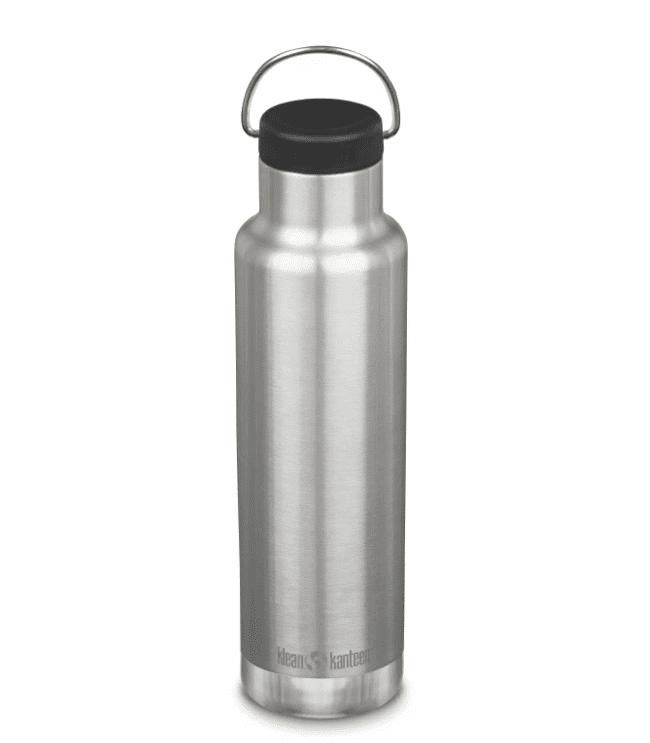 Klean Kanteen Insulated Classic Bottle W/ New Loop Cap 592ml - Brushed Stainless