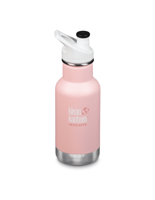 Klean Kanteen Insulated Kid Classic Bottle W/ Sport Cap 355ml - Ballet Slipper Pink