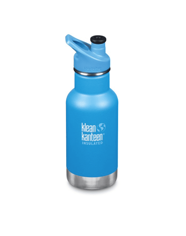 Klean Kanteen Insulated Kid Classic Bottle W/ Sport Cap 355ml - Pool Party Blue