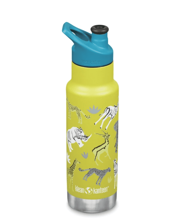Klean Kanteen Insulated Kid Narrow Classic Bottle W/ Sport Cap 355ml - Safari Green