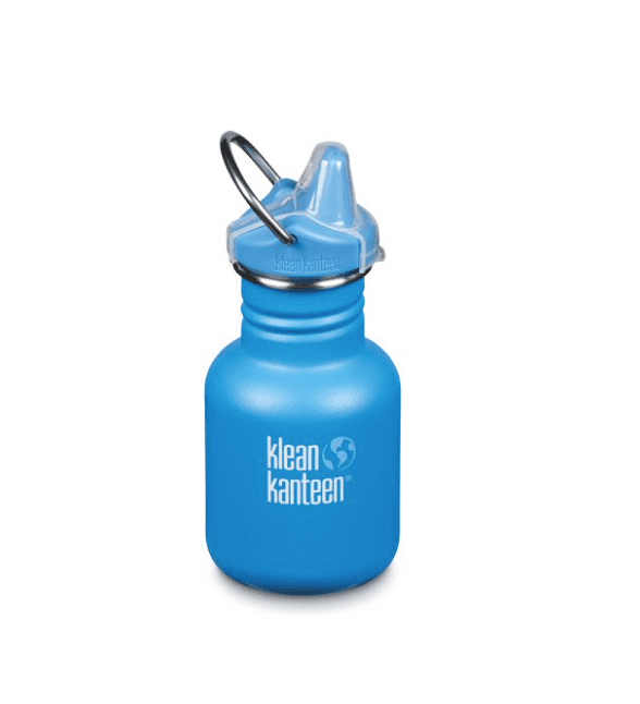 Klean Kanteen Kid Classic Bottle W/ Sippy Cap 355ml - Pool Party Blue
