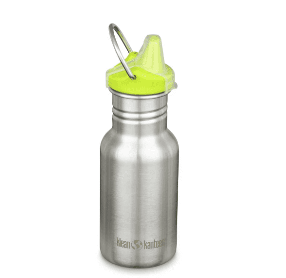 Klean Kanteen Kid Narrow Classic Bottle W/ Sippy Cap 355ml - Brushed Stainless
