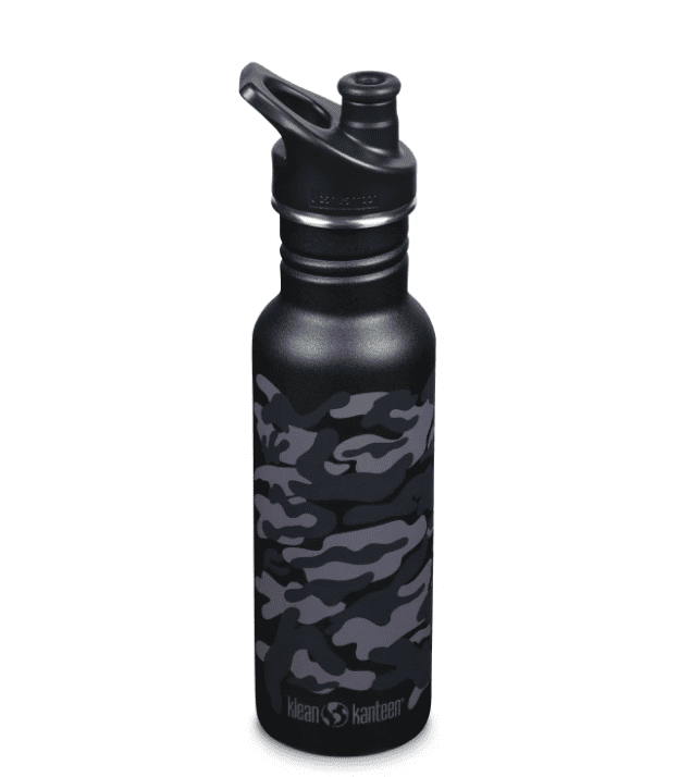 Klean Kanteen Narrow Classic Bottle W/ Sport Cap 532ml - Black Camo