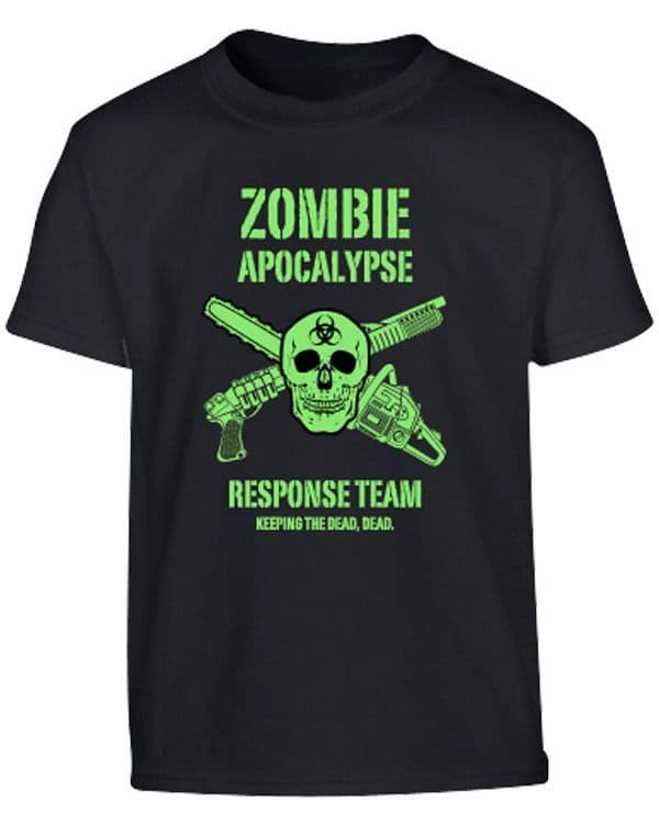 Kombat UK Kids Zombie Apocalypse T-Shirt: Children's Clothes