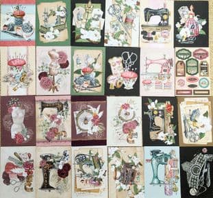 24 Sheets from The Little Book of Eastern Moments A6 Hunkydory Card Toppers