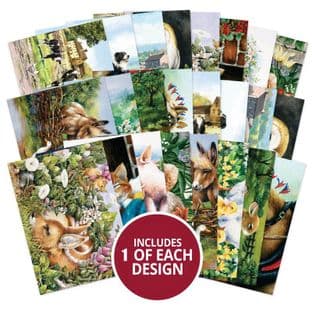 24 sheets from The Little Book of Meadow Farm A6 Hunkydory Card Toppers