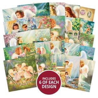 25 sheets from The Square Little Book of Little Angels 5x5 Hunkydory Card Toppers