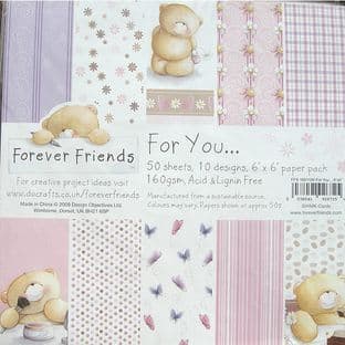 6X6 FOREVER FRIENDS FOR YOU PAPER PACK