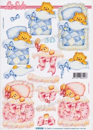 Baby Bear Le Suh Decoupage Sheet 4169438