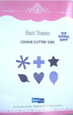 BASIC SHAPES QUICKUTZ COOKIE CUTTER DIES