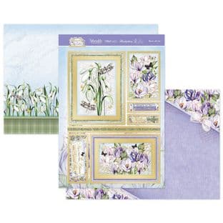 Bloom With Joy  Winter Forever Florals Hunkydory Luxury Card Toppers