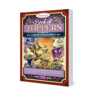 Book of Toppers - 60 Land of Enchantment Hunkydory Die Cut Foiled Card Toppers