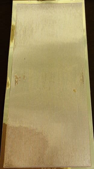 Border Lines Gold Mirror Peel Off Stickers Find It CD3051G