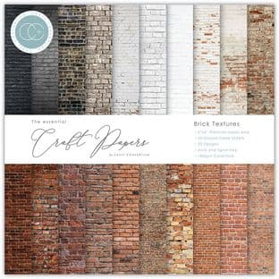Brick Textures  6"x6" Essential Paper Pad Craft Consortium