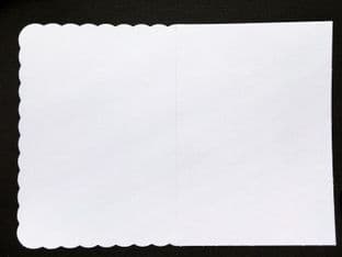 C6 Scallop Edge Card Blanks & Envelopes 5 Pack
