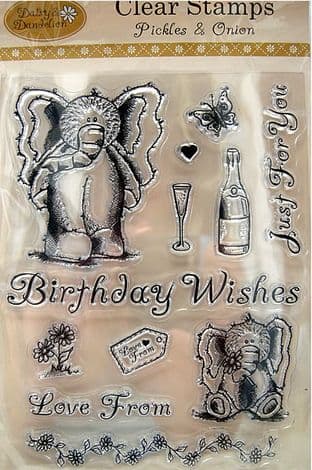DAISY & DANDELION CLEAR STAMPS - PICKLES & ONION