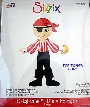DRESS UPS PIRATE COSTUME LARGE RED DIE