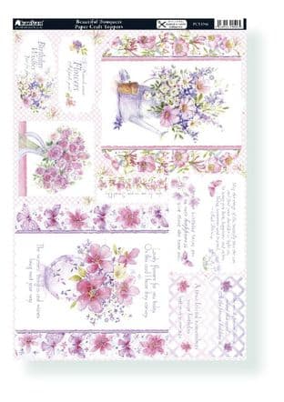 FLORAL BEAUTIFUL BOUQUETS KANBAN CARD TOPPERS  1940