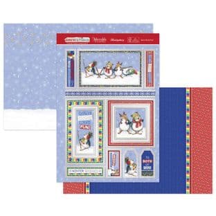 Hunkydory Christmas Santa & Friends Luxury Card Topper Kit - Snow Much Fun