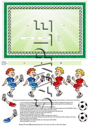 MOVEABLE DECOUPAGE FOOTBALL digital download