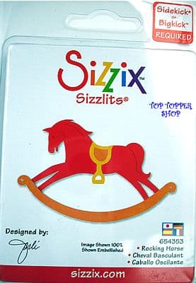 ROCKING HORSE, TRADITIONAL SIZZIX SIZZLITS SINGLE DIE