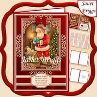 Santa Christmas Card Kit Downloads