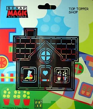 SCRAP MAGIC HOUSE Card Making Template