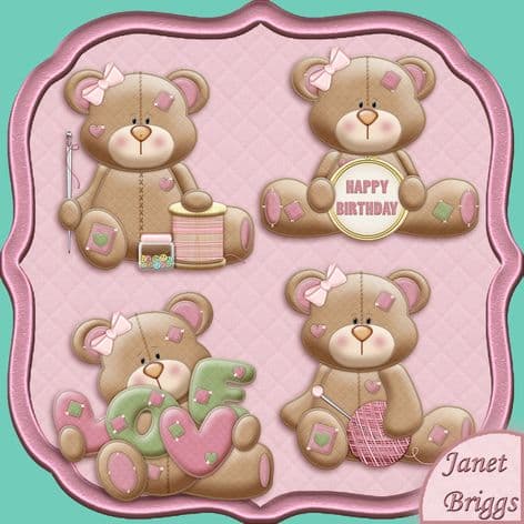 SEW BEARY SPECIAL CU Graphics digital download