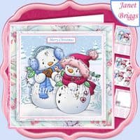 Snowmen Card Kit Downloads