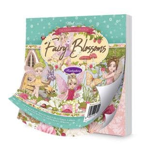 The Square Little Book of Fairy Blossoms 150 Pages 5x5" Hunkydory Card Toppers