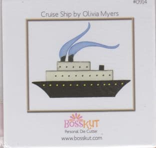 TRANSPORT BOSS KUT CUTTING DIE - CRUISE SHIP 0914