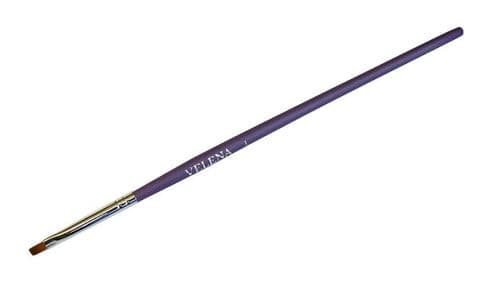 VELENA Synthetic brush Premium Wood violet Nail art collection 1 SF (design) flat