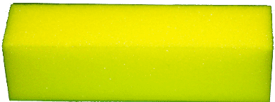 Taco de pulir color amarillo