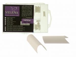 VELENA White tips (100 pcs, Box) French_pro_White (PS400 W)
