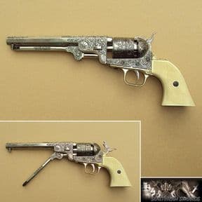 Navy Revolver USA Colt 1851 Ivory/Nickel