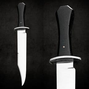 Bowie Knife With Coffin Grip